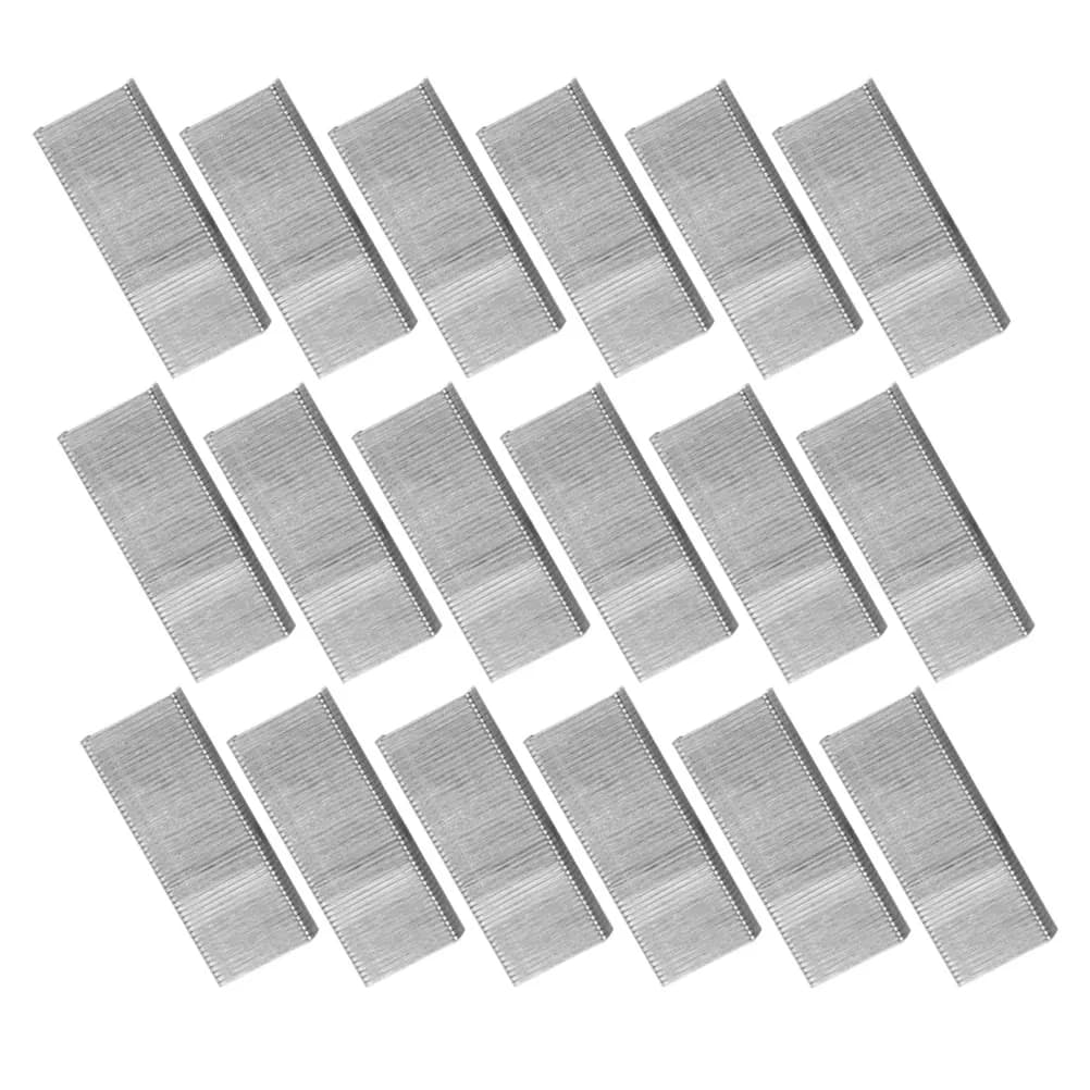 12 Scatole di Ricariche per Graffette da Ufficio, Graffette Resistenti Premium per Scrivania, in Metallo Argento