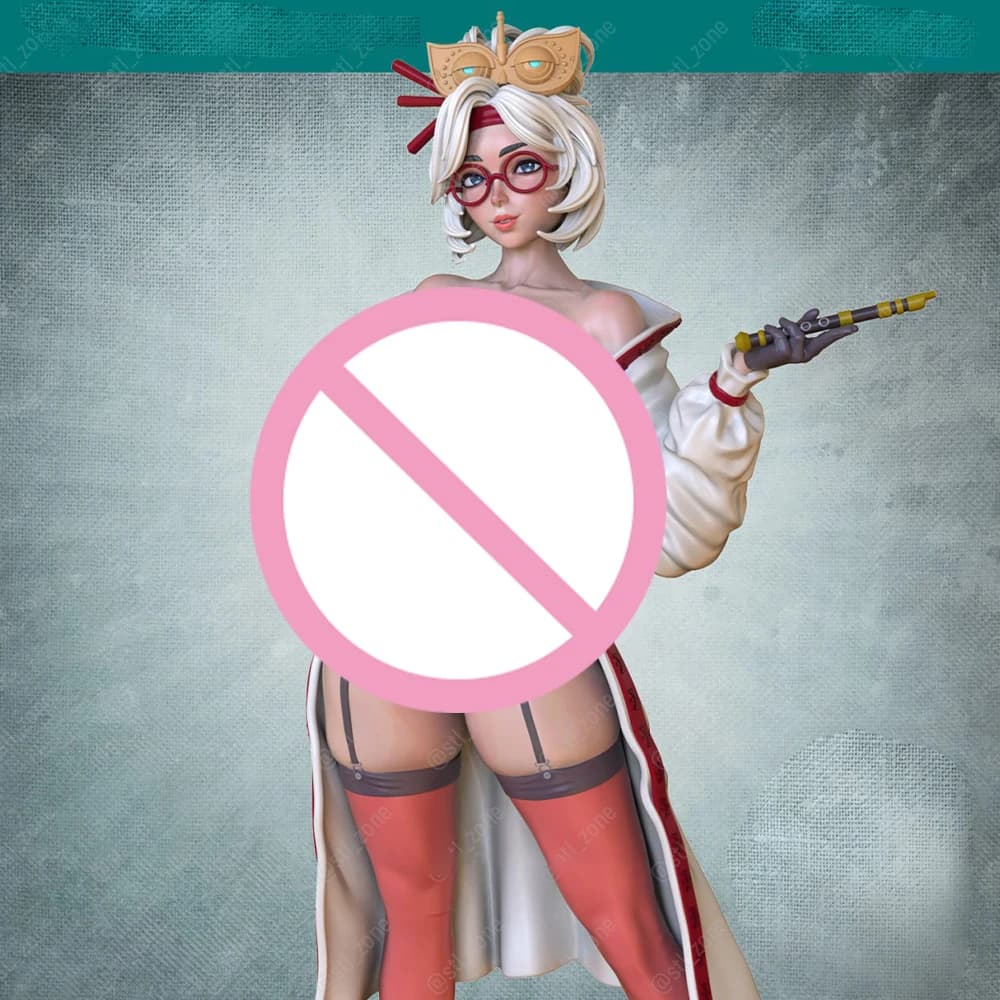 Belle-Purah NSFW Kit modello in resina Stampa 3d Doll 1/24 Kit di statue in resina smontato Giocattolo non verniciato Gk Set da gioco