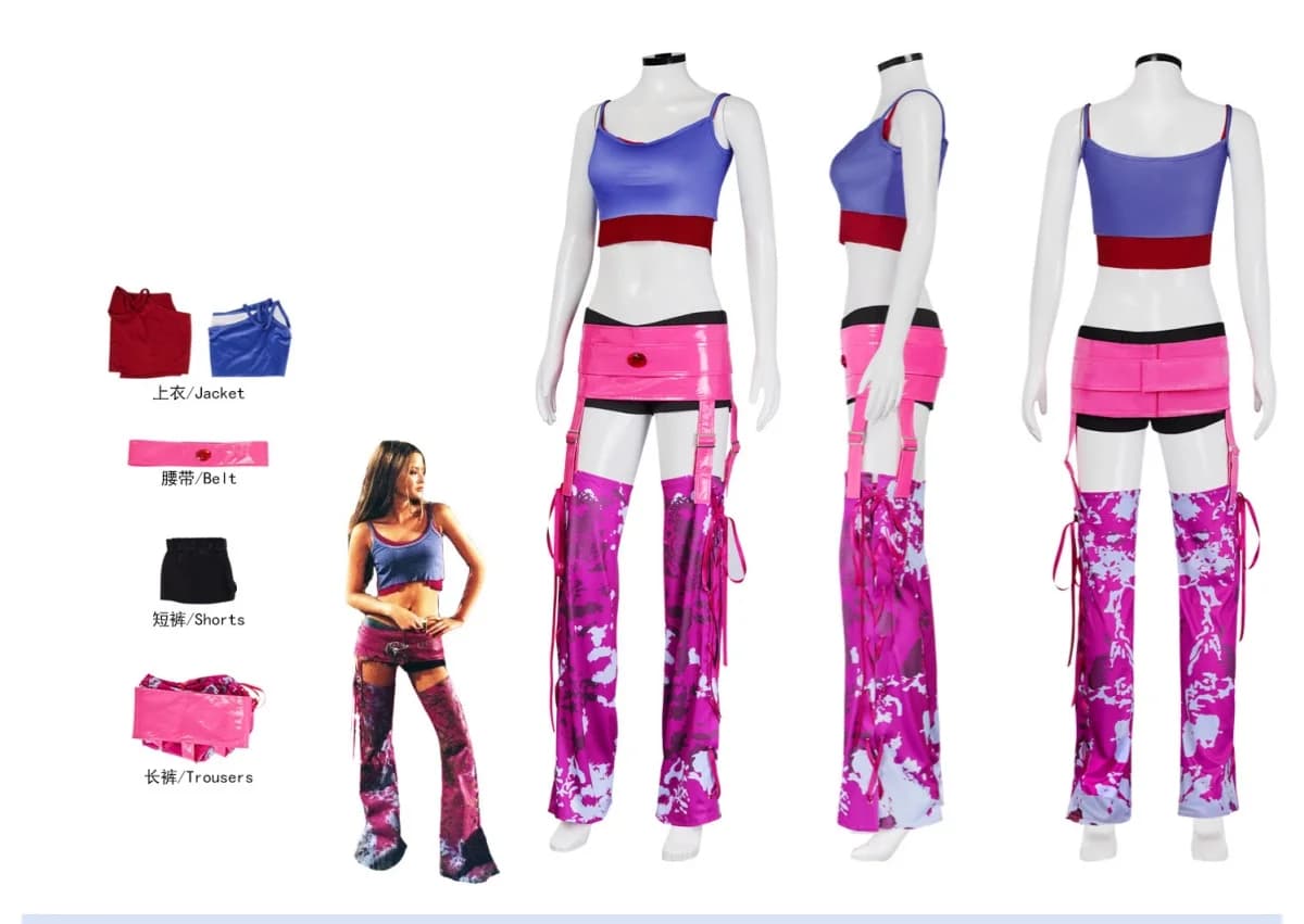 Halloween Christmas Cosplay Suki 2 Women Set Fast 2 Furious Cute Sports Style Clothes Costume Racing Sexy Suit