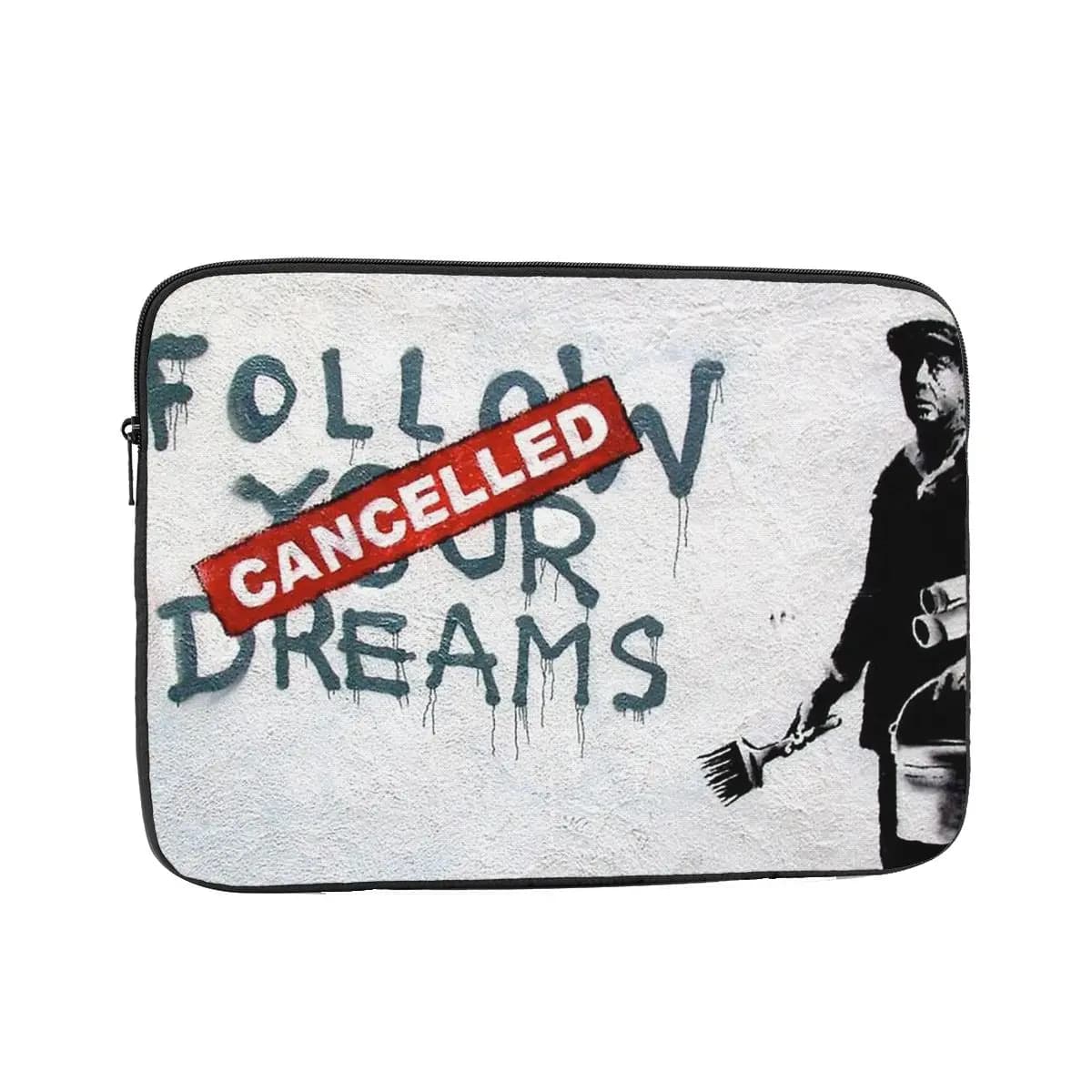 Banksy Follow Your Dreams Custodia per laptop per MacBook Air Pro Graffiti Custodia per notebook Custodia antiurto
