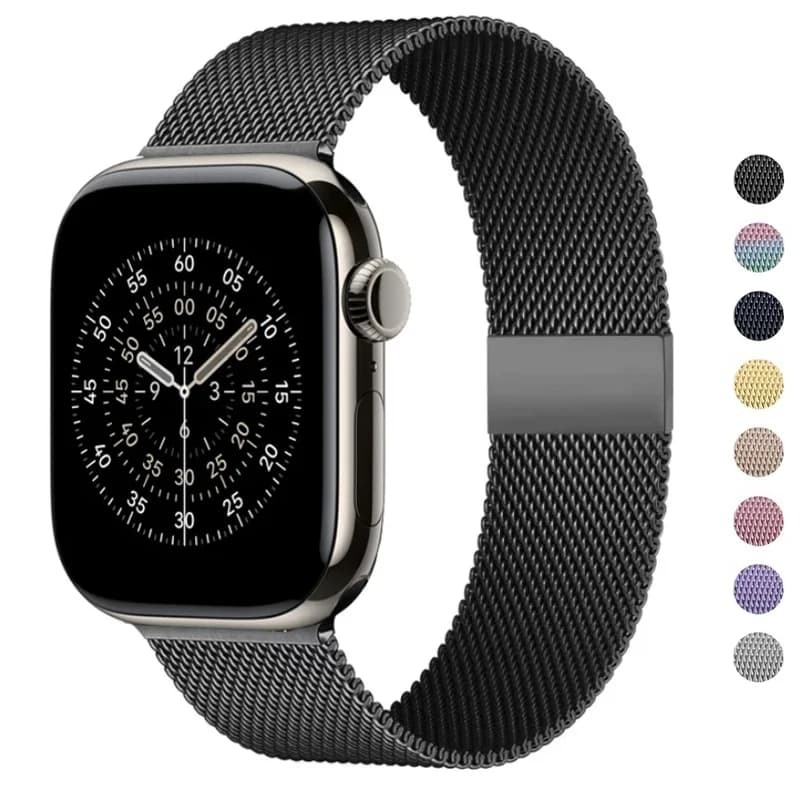 Anello milanese per cinturino Apple Watch 11-10 46mm 42mm 45mm 44mm 40mm 41mm Ultra 2-3 49mm braccialetto iwatch serie 11 8 7 6 5 4 SE 9