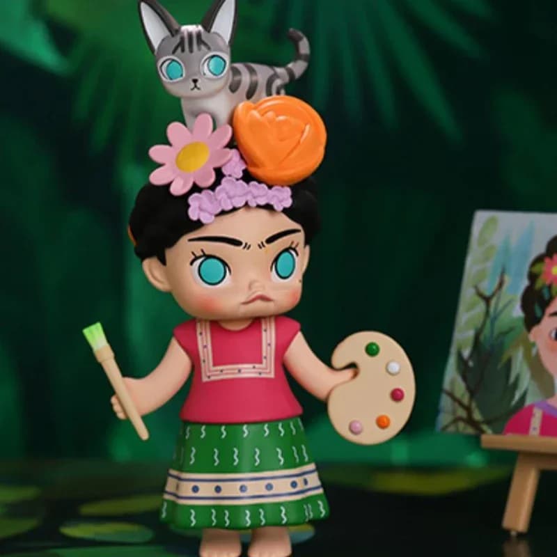 Popmart Molly Auction Series Anime Action Figure Guess Bag Ornamento Figurine Decorazioni per la casa Bambole da tavolo Modello regalo