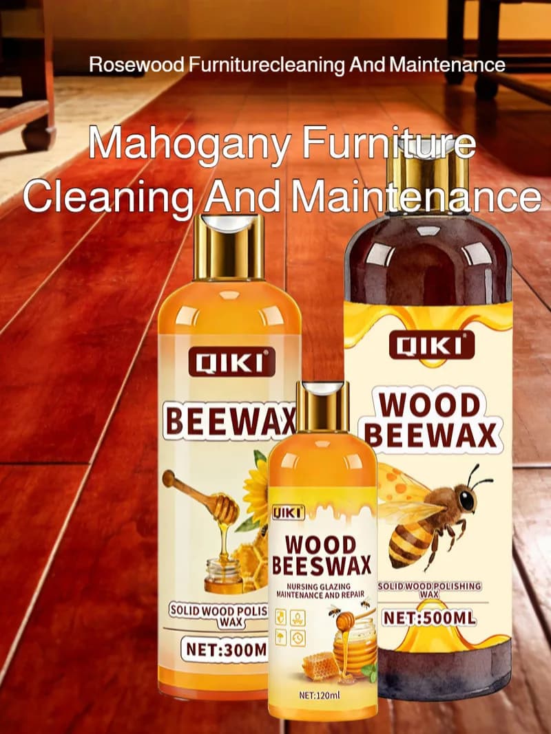120ml Floor Essential Wax - Natural Wood Floor Care Oil, Anti-Scratch &amp; High-Gloss Finish, Suitable for Home Floors