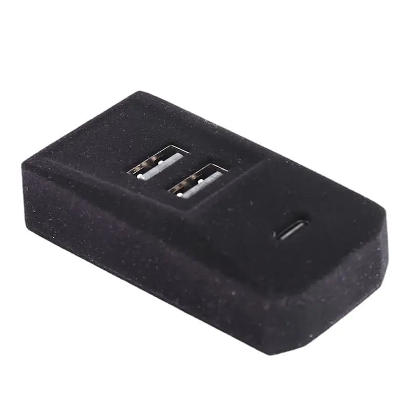 New Arrivals-USB HUB Adapter Glove Box For Tesla Model 3/Y YL Car Console Expansion Dock,Multi-Port USB Expander Accessory