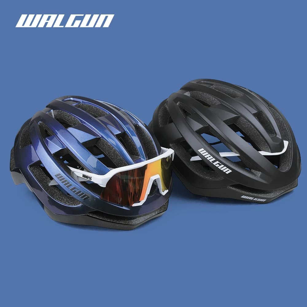 WALGUN Bicycle Helmet Ultralight Cycling Helmet Road Bike Helmet Aero Outdoor Air Sport Woman Man MTB 240g Helmet Cycling Bike Part