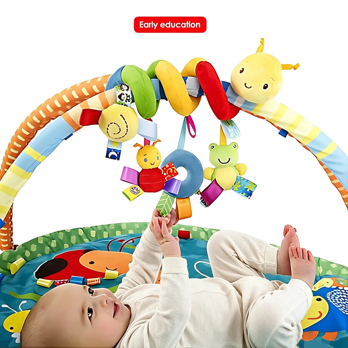 0 ~ 24 mesi sonagli per bambini morbidi giocattoli di peluche piede sonaglio da polso set cartone animato giocattoli educativi per lo sviluppo del neonato per i bambini