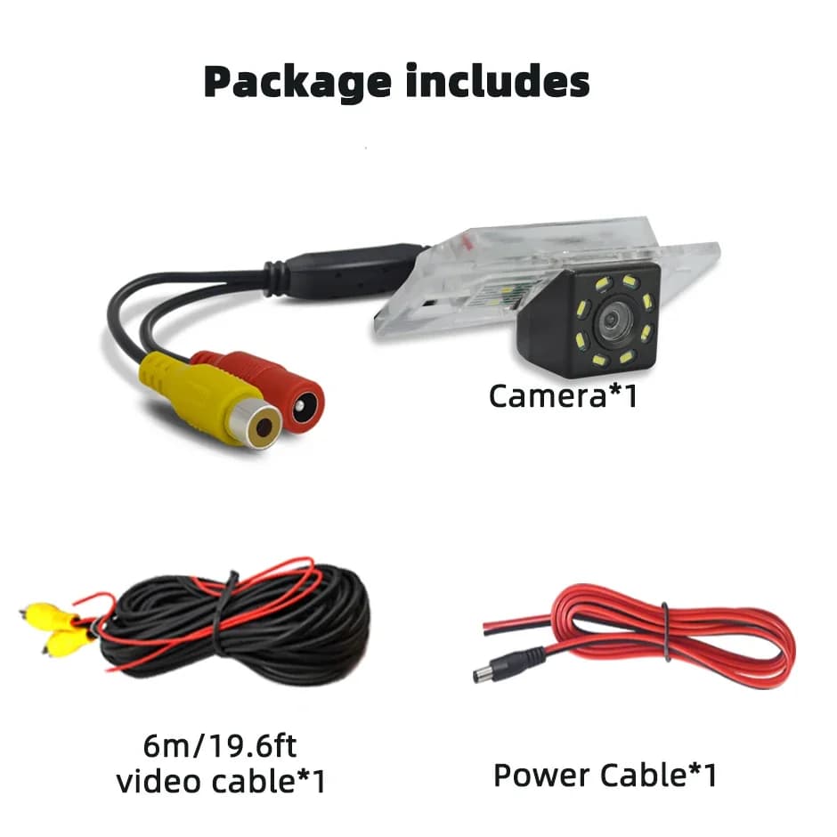 CVBS HD Telecamera di Backup 8 LED Auto Retrovisore Retromarcia Per BMW Serie 1 E82 Serie 3 E46 E90 E91 Serie 5 E39 E53 X3 X5 Android DVD