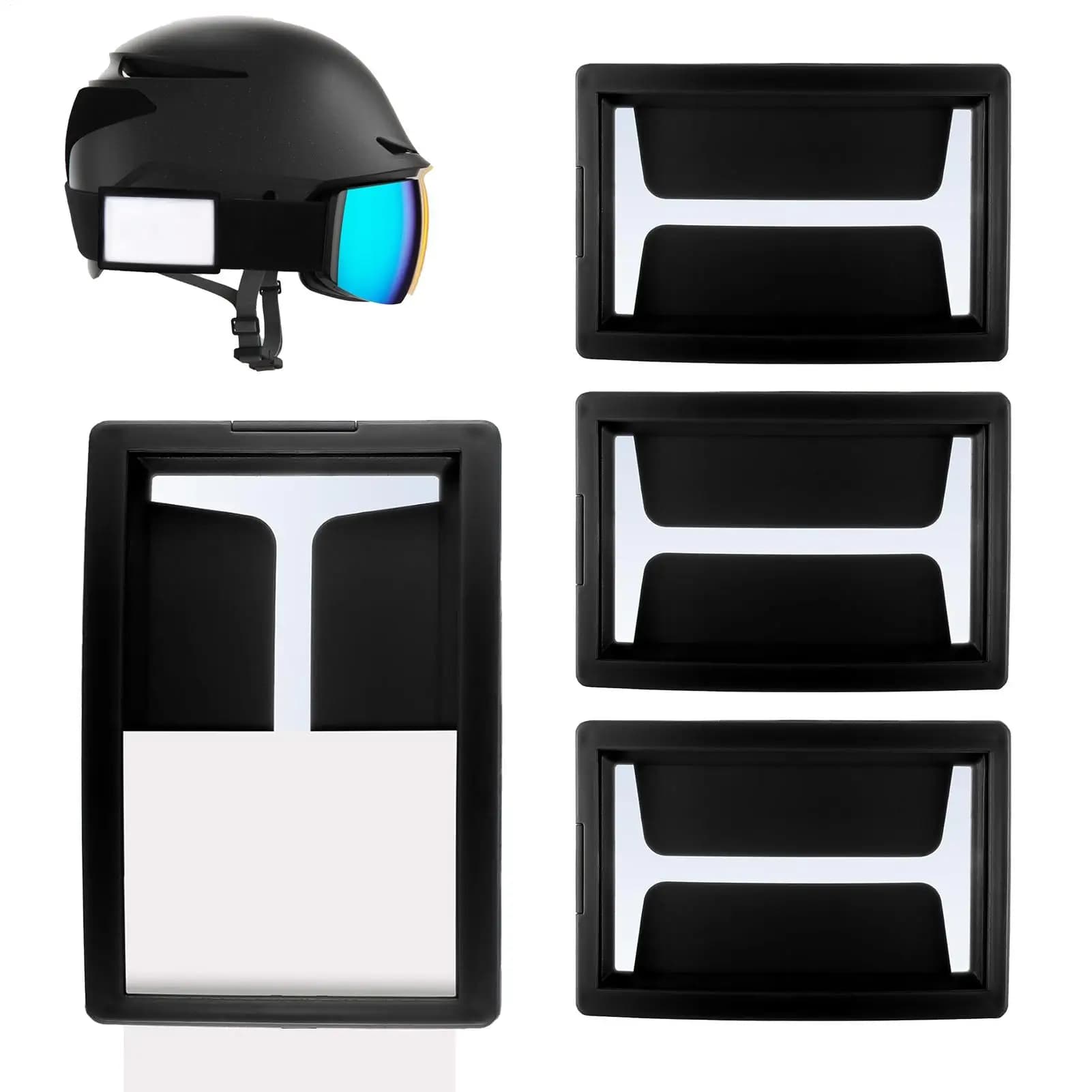 4 Pezzi Porta Sci per Occhiali Accessori per Sport Invernali Porta Carte di Accesso Veloce per Sciatori Uomini Donne Professionisti
