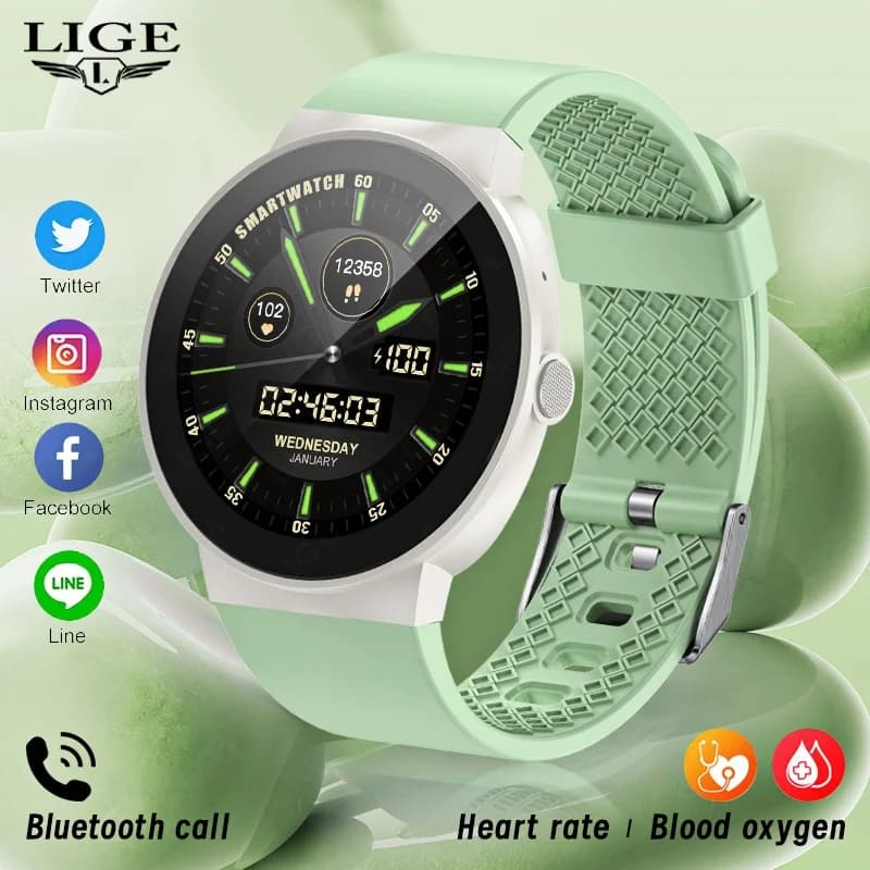 Smartwatch FOXBOX with Health, Sport and Sleep Monitor, Bluetooth Calls, Waterproof IP67, Special Offer for Men and Women