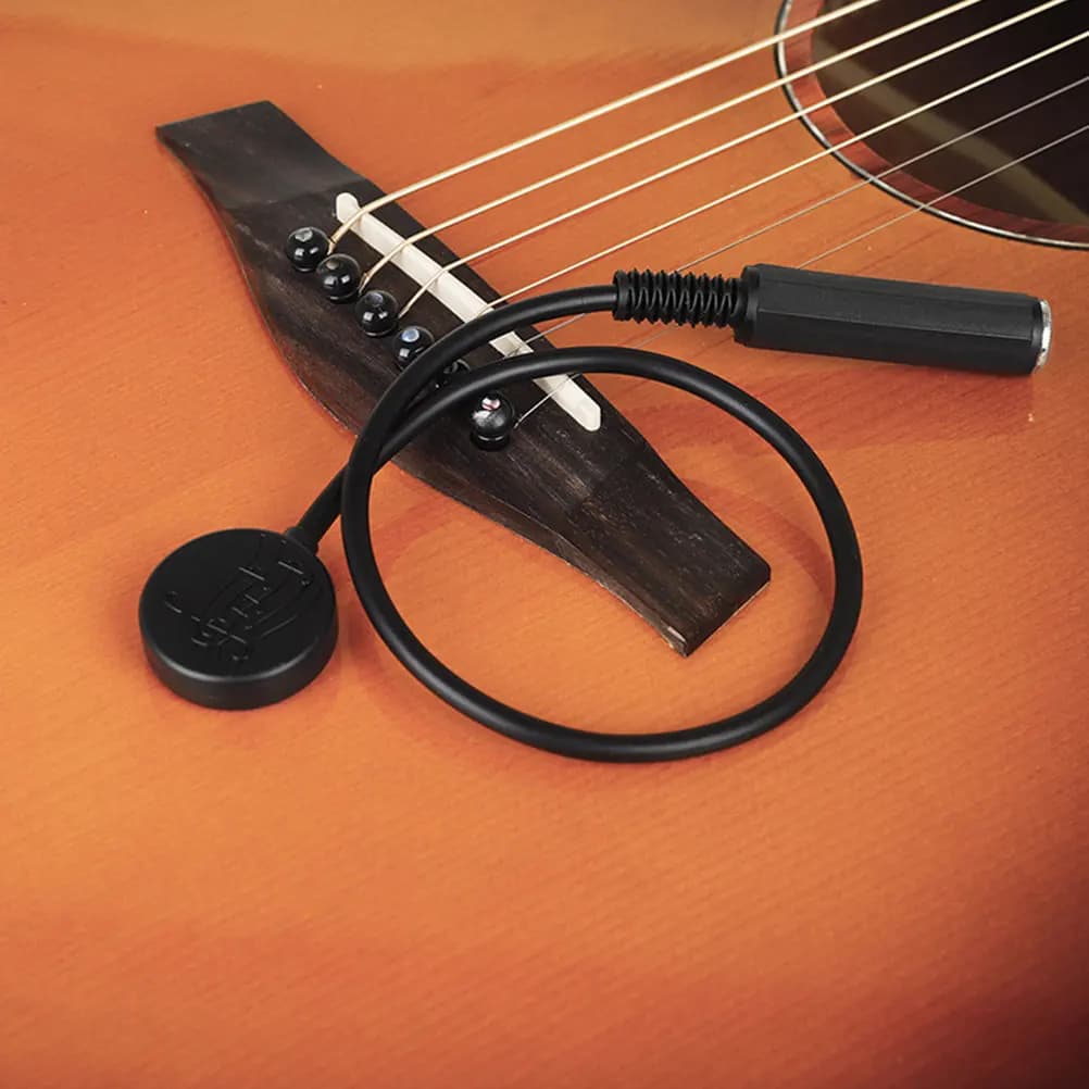 Set di Pickup per Chitarra Acustica Universale, Trasduttore Piezoelettrico per Chitarra Folk, Banjo, Ukulele, Pickup Portatile ad Alte Prestazioni