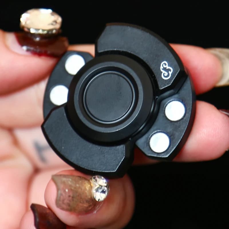 Gioco multiplo Cursore magnetico Fidget Spinner EDC Giocattoli Fidget per adulti Giocattolo da scrivania per adulti Mini EDC Decompressione Fidge per adulti