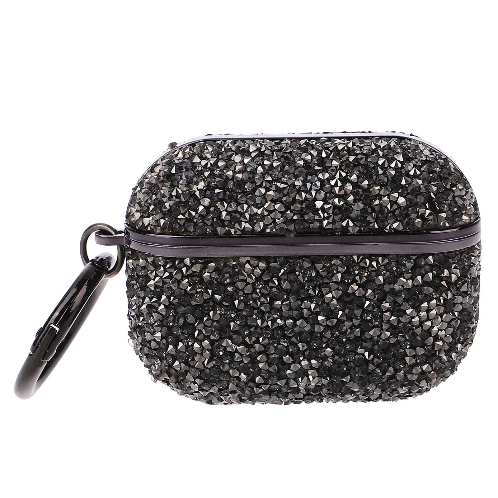Custodia per Auricolari con Strass, in PC Premium, Antiurto, Protettiva per Auricolari Wireless, Design Semplice ed Elegante, Lucida
