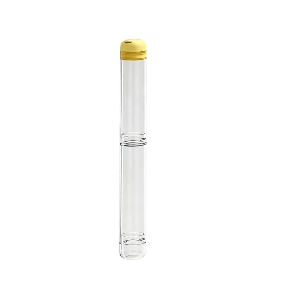 Transparent Travel Toothbrush Case Detachable Washable Toothbrush Holder Ventilation Hole Dustproof Storage Tube