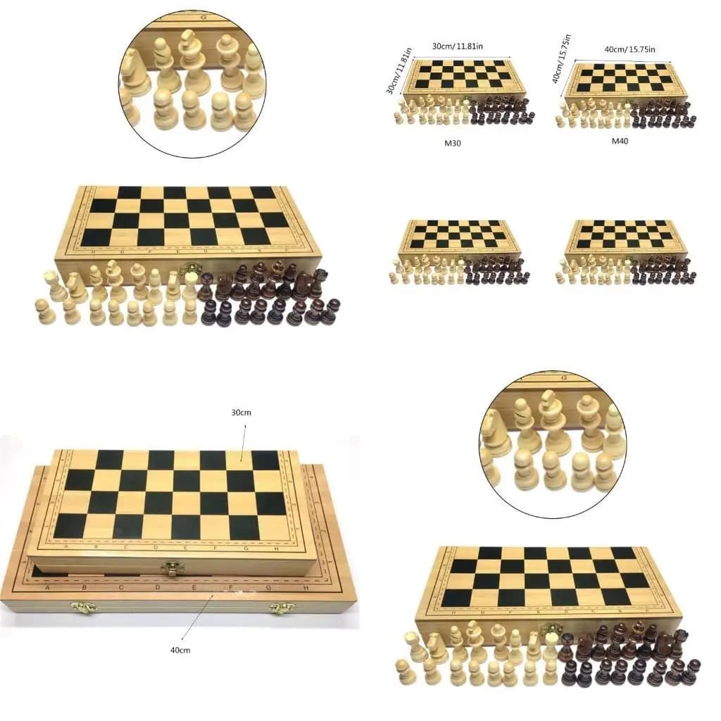 Y1uc Chess Board Set per bambini e per adulti Travel Chess Game Handcrafting Chess Game Board Set delicato set scacchi in