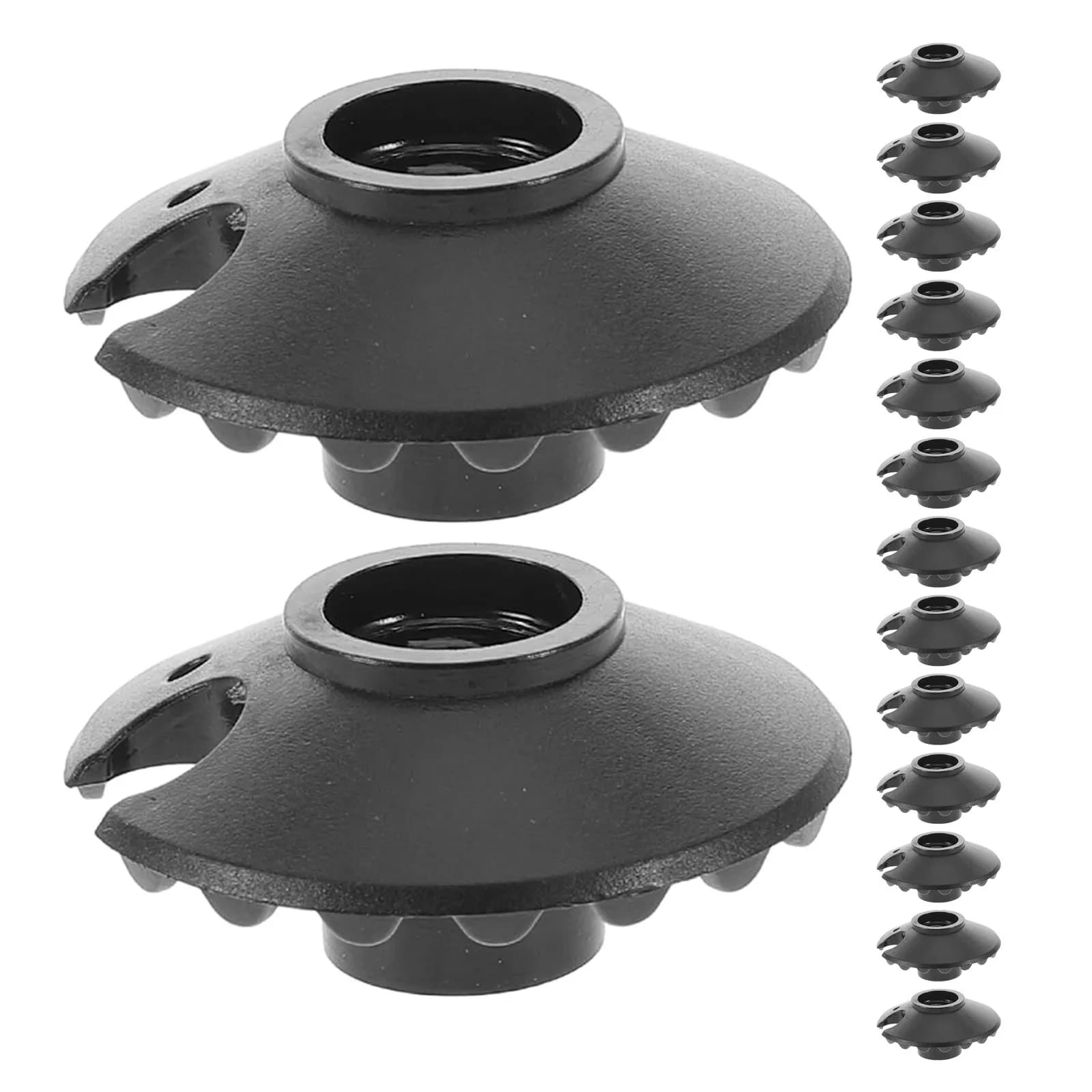 15 Pieces Anti-slip Bearings for Trekking Sticks, Snow Bearings, Hiking Sticks, Stroller Sticks, Universal Adaptation, Lightweight and Responsive