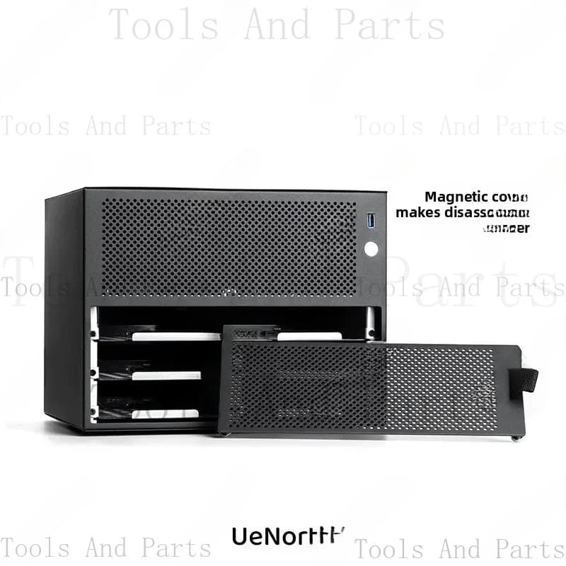 Six-Bit NAS Support Itx Main Board DIY Desktop Storage Server Small Chassis