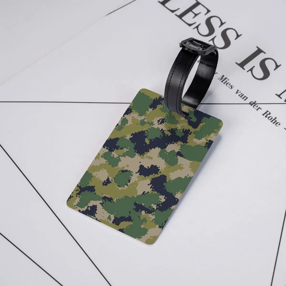 Etichette per Bagagli Militari Tedeschi della Seconda Guerra Mondiale, Stile Mimetico, per Valigie e Bagagli da Viaggio
