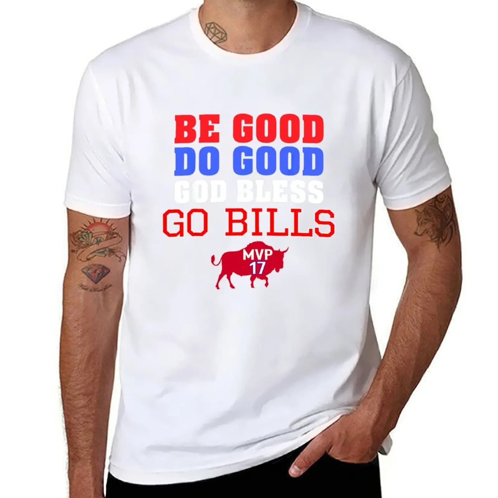 Game Buffalo Football Fan, Good Be Day Do Bless Good For God Go For Gift T-Shirt T-shirt estiva leggera e casual