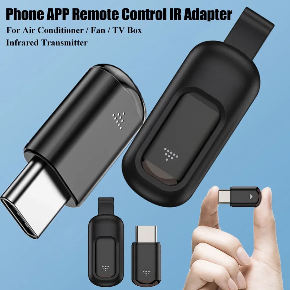 IR Adapter for smartphones Portable APP for mobile phone Remote control IR Blaster infrared transmitter adapter for air conditioner TV