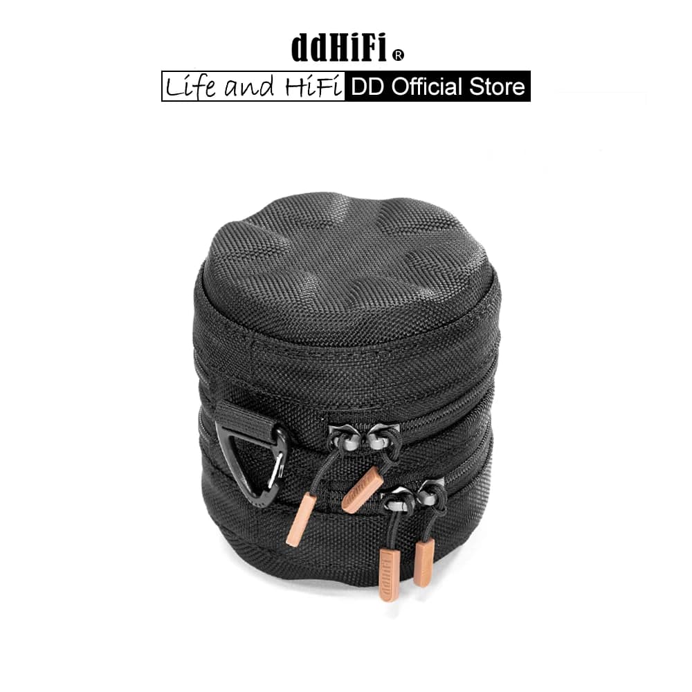 DD ddHiFi C100Pro Carrying Case (Double-Layer Space), Storage Case for IEMs, Audio Adapters, Dongles, Eartips and Cables