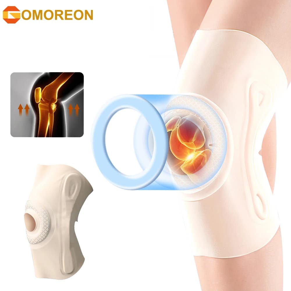 1 Pezzo di Ginocchiera Sottile per Dolori al Ginocchio, Fascia Compressiva con Cuscinetto in Gel per Rotula e Stabilizzatori Laterali, Supporto per Ginocchio per Uomini e Donne