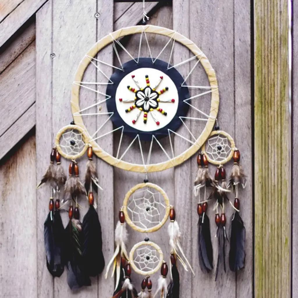Metal Dream Catcher Rings Circle Macrame Hoop for Hanging Wedding Home Decor