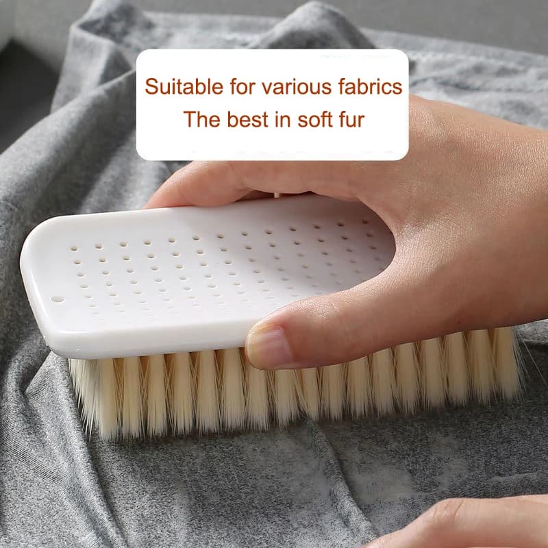 Spazzola per la pulizia a lunga durata con impugnatura antiscivolo, per uso domestico, con setole dure e resistenti, non danneggia i vestiti.