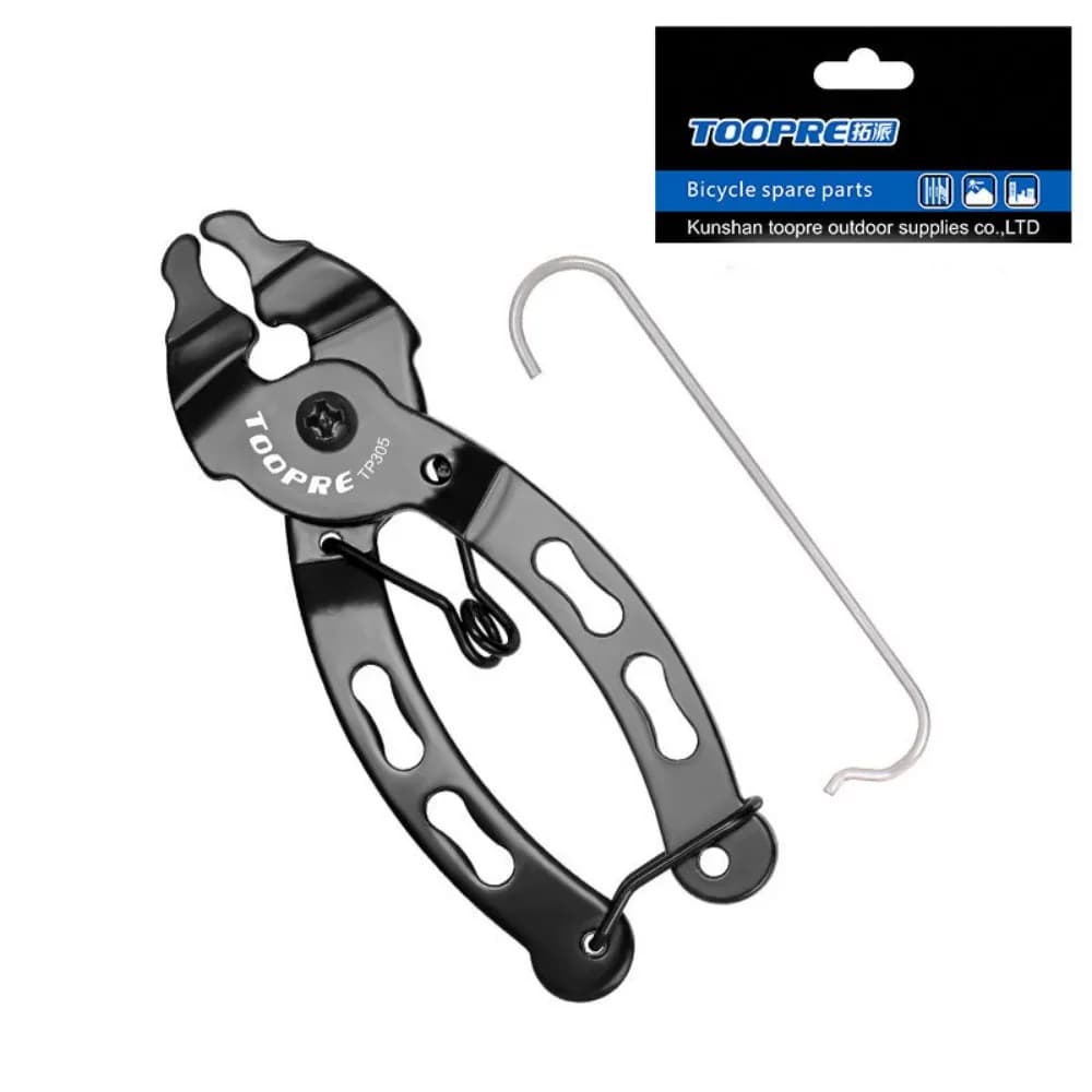 Nuovo strumento di collegamento rapido per catena per bici in acciaio Mini Mountain Bike Pinza per morsetto per catena a rimozione rapida Strumenti di riparazione accessori per biciclette durevoli