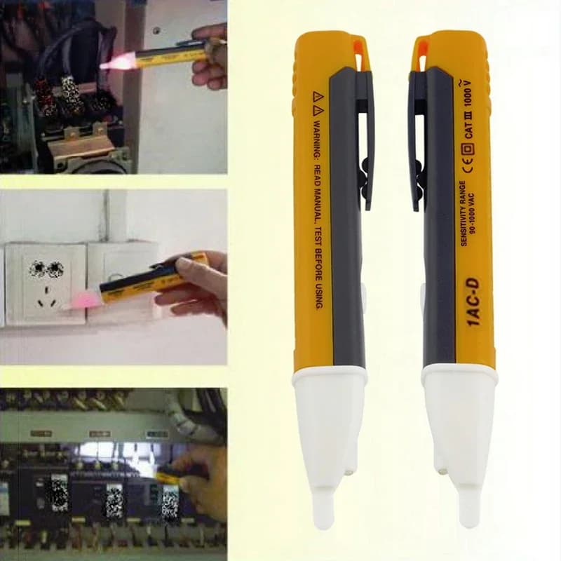 Power Indicator 90-1000 V Contactless socket AC Power Adapter Voltage Sensor LED Light AC 110 V-220 V