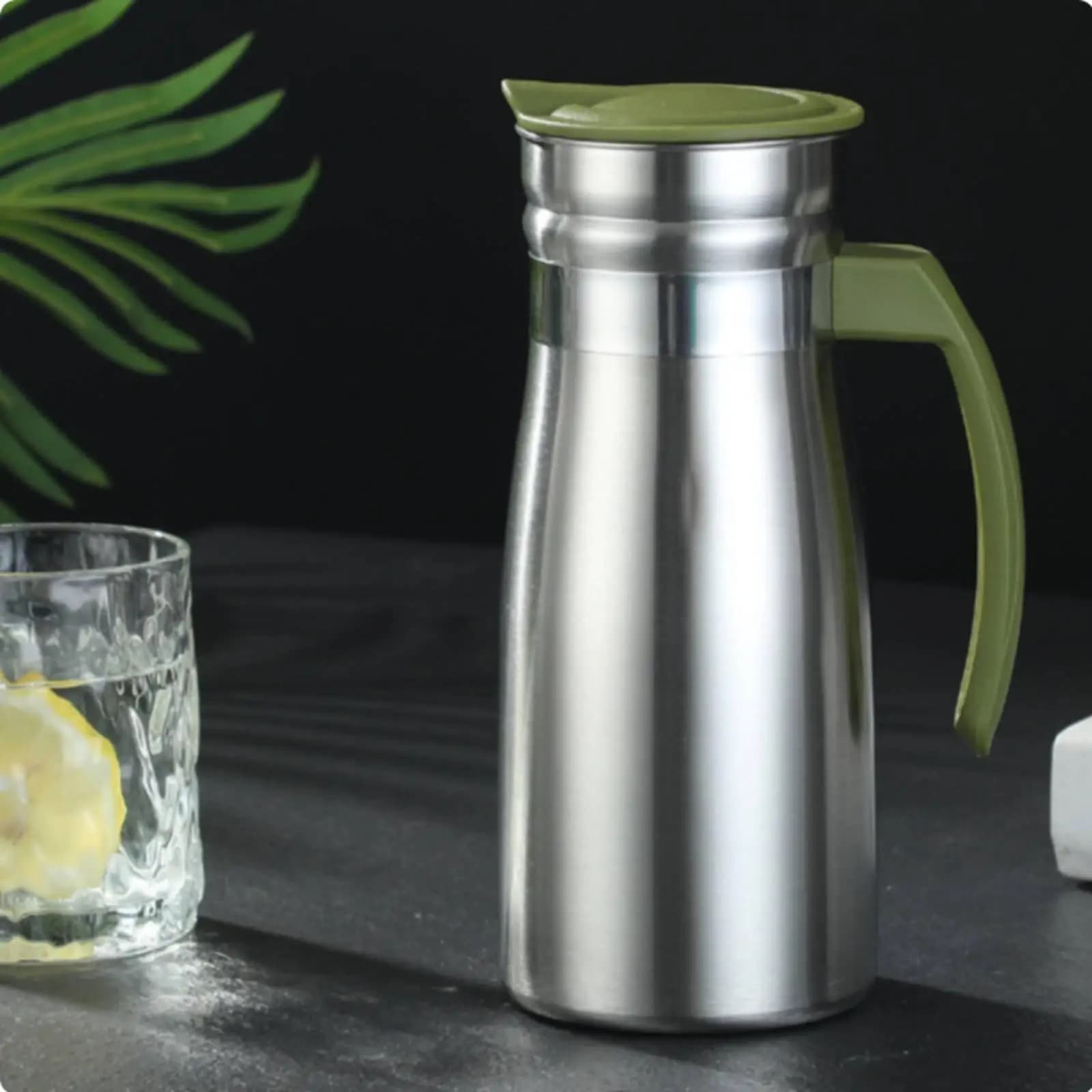 Stainless Steel Vacuum Kettle Leak Proof Thermal Cup Pitcher with Easy Cleaning for Hotel Buffet Tea