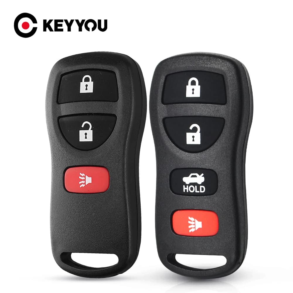 KEYYOU NUOVO Per NISSAN Pathfinder Titan Versa Maxima Frontier Xterra Murano INFINITI 2/3 Bottoni Chiave A Distanza Dell'automobile caso