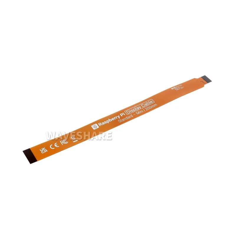 Official Raspberry Pi DSI FPC flexible cable for Raspberry Pi 5, from 22 pin to 15 pin, option from 200/300/500 mm, suitable for DSI display