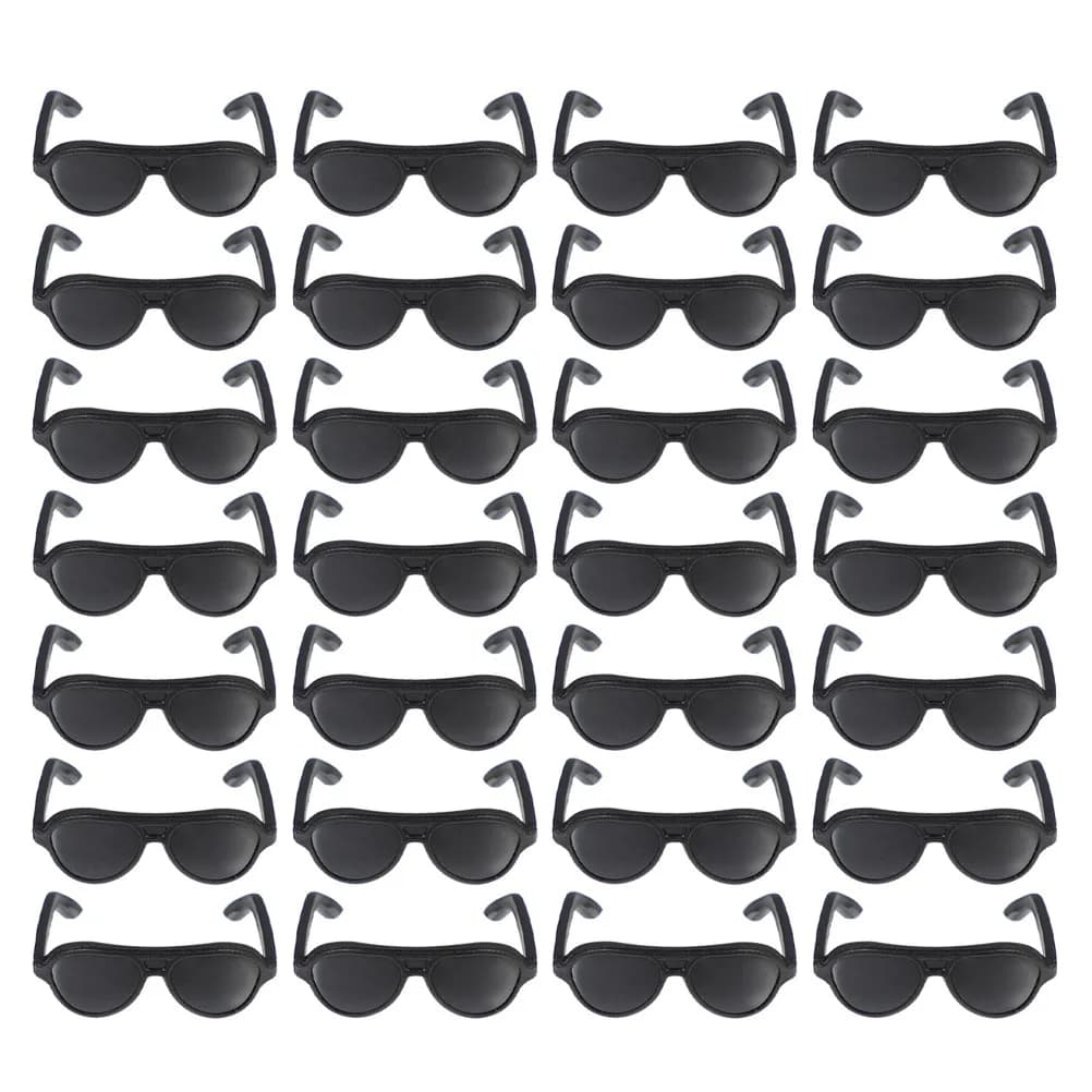200 Pezzi Occhiali da Sole in Plastica Miniatura, Piccoli Occhiali per Accessori Casa delle Bambole, Occhiali per Gioco di Ruolo e Travestimenti
