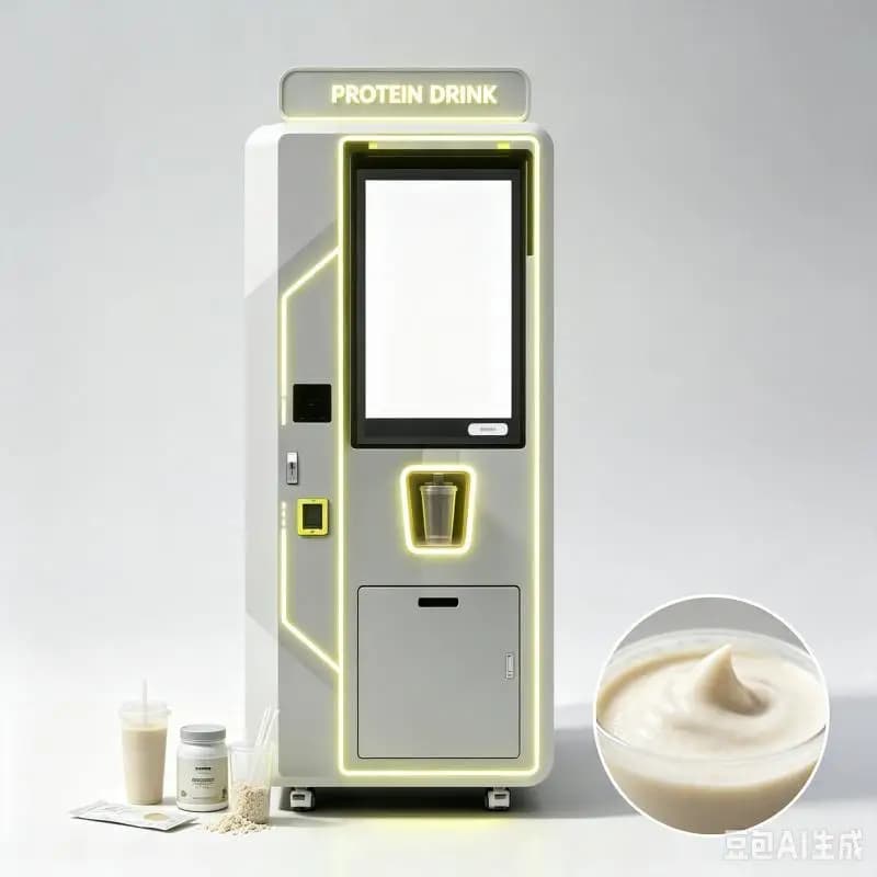Customized Protein Shake Vending Machine Commercial Smart Drink Dispenser Protein Powder Mixing Gym Solution