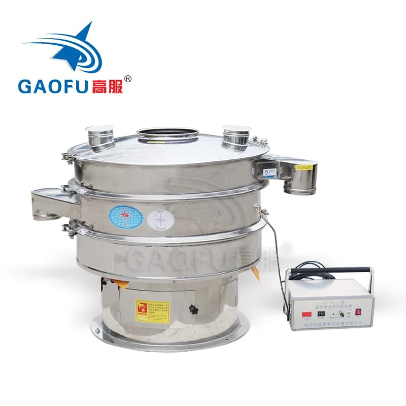 Gaofu Vibrating Sieve Powder Protein Sieve Ultrasonic Vibrating Sieve Vibratory Screen Separator Machine for Circular Screening
