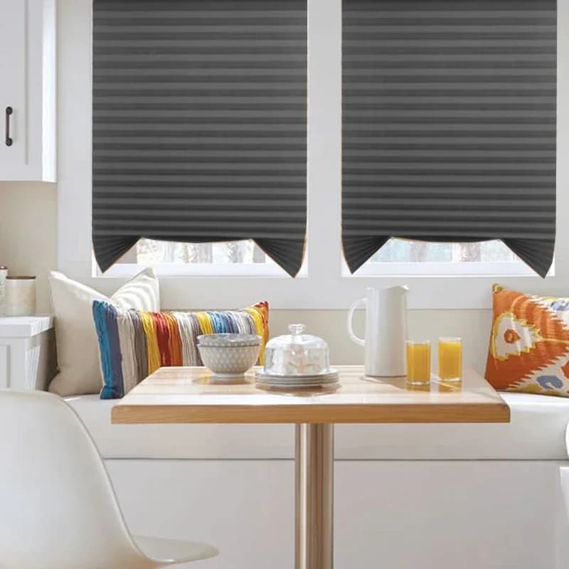 Tende Plissettate Autoadesive 1 Pezzo, Oscuranti Parziali per Bagno, Balcone, Camera da Letto e Soggiorno