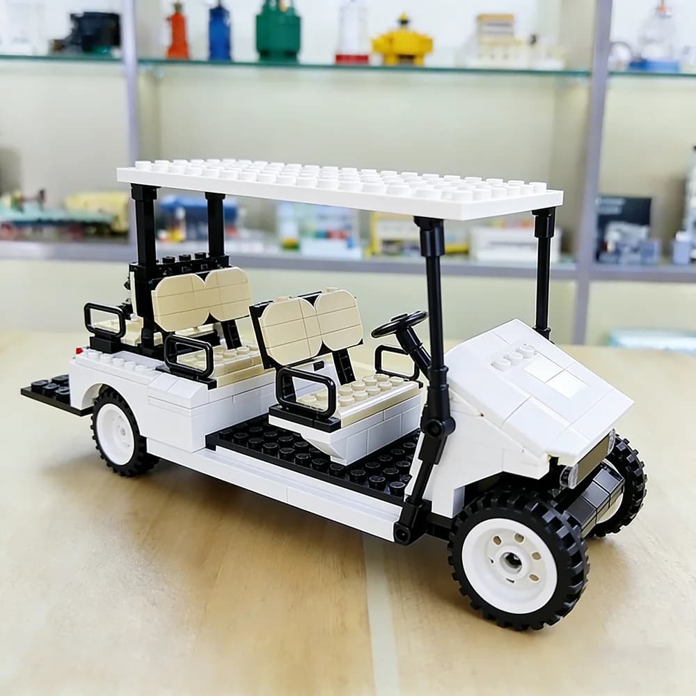 635 Pezzi Blocchi da Costruzione Creativi, Puzzle Auto Elettrica, Modellini Ornamentali, Giocattoli per Bambini e Adulti, Regali da Collezione per Scrivania
