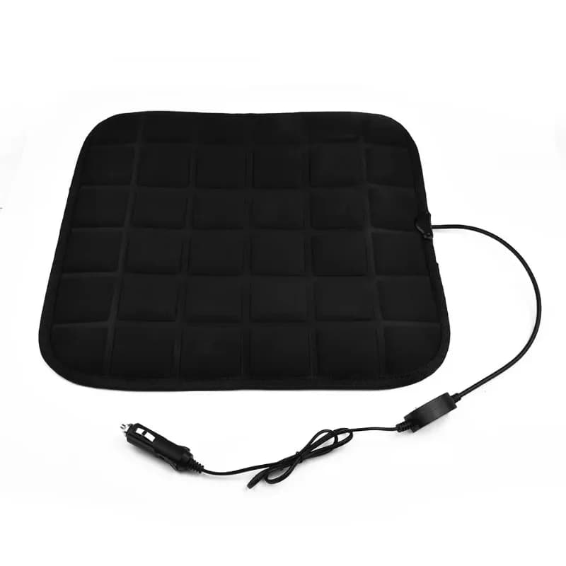 Cuscini per sedili riscaldati 12V Cuscino per auto regolabile Riscaldamento elettrico Scaldapiedi universale per kit di accessori caldi per la guida invernale