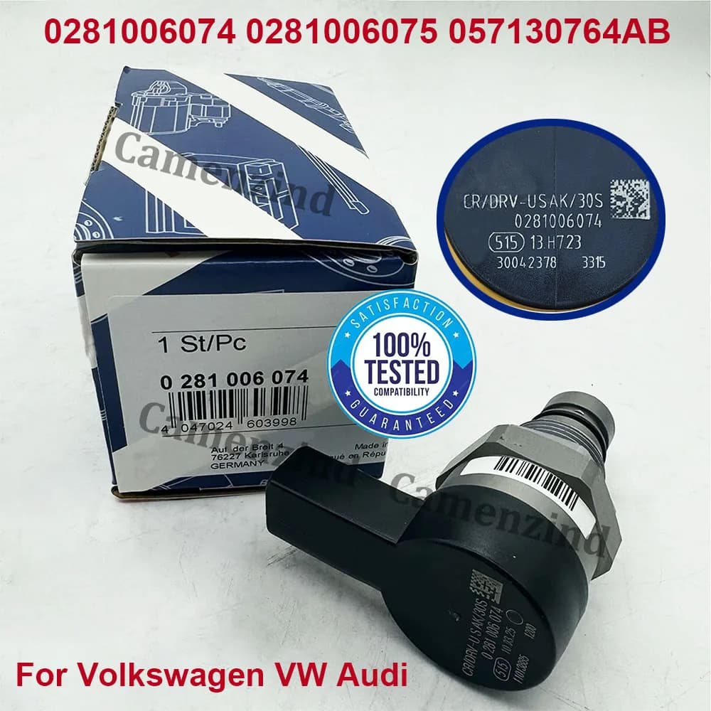 0281006074 0281006075 Nuova Valvola di Controllo Pressione Common Rail DRV 057130764AB 057130764AA Per Audi A3 Volkswagen VW Passat
