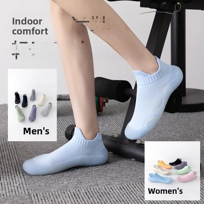 Silent indoor gymnastics shoes, non-slip, shock absorption, for running, gym workout, woman's, with soft sole, for jumping rope, for men, for gymnastics