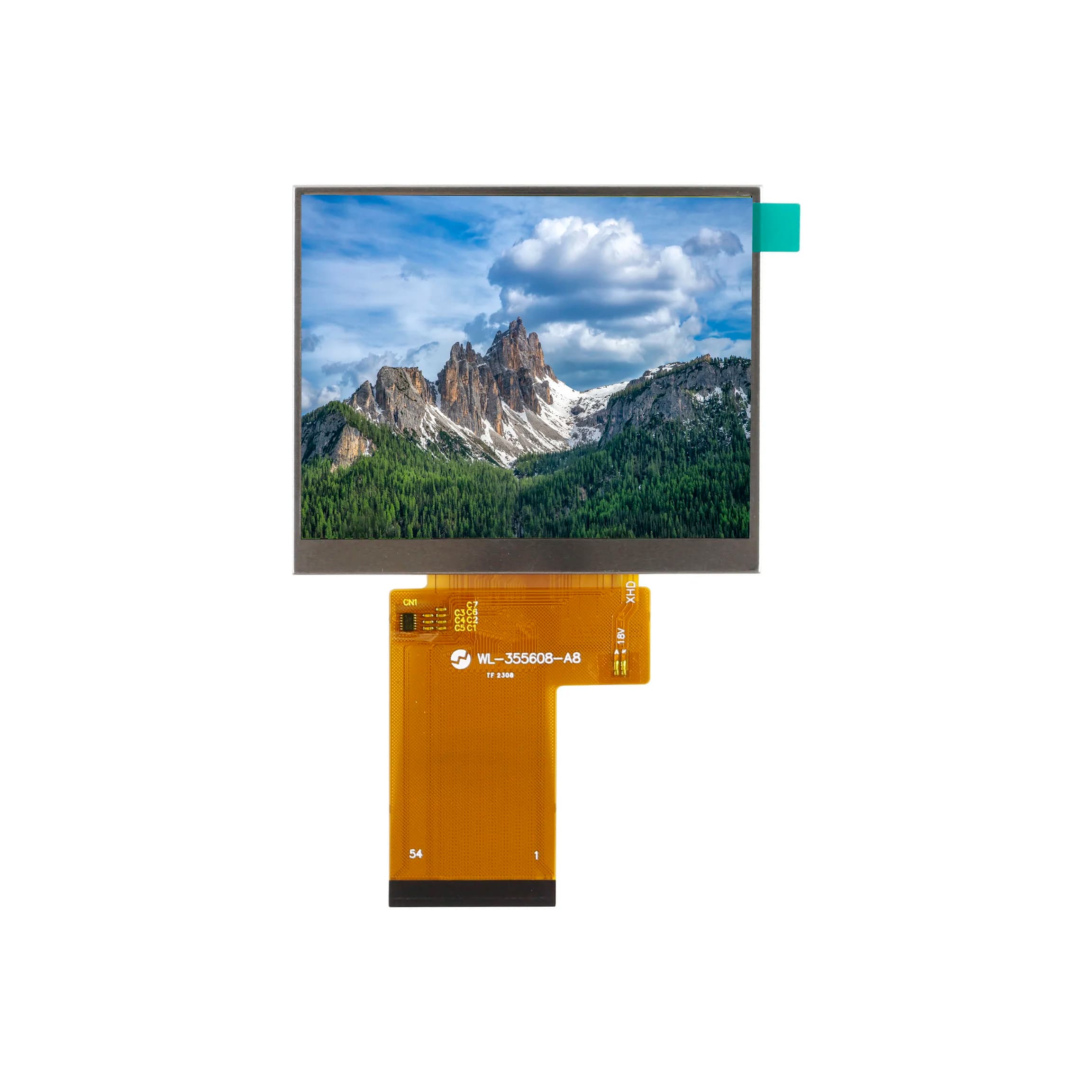 Nuovo display LCD IPS multiuso da 3,5 pollici 54 pin per Anbernic RG35XX Lettore di giochi per bambini Pannello LCD Monitor Risoluzione 640x480