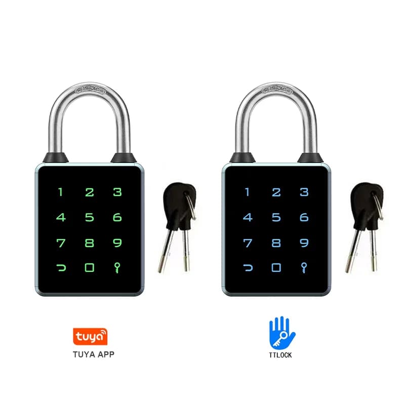 Tuya TTLock Lucchetto di sicurezza intelligente impermeabile Scheda RFID Accesso NFC Serratura in acciaio intelligente antifurto con chiave