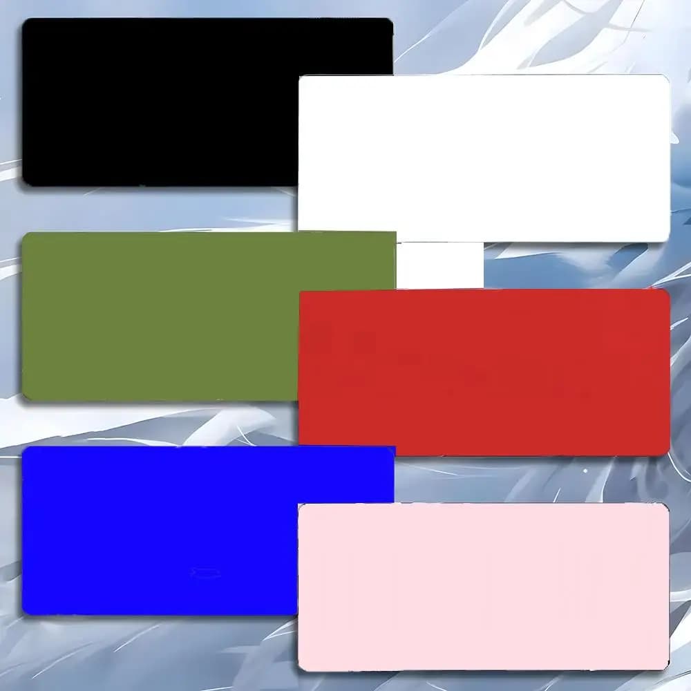 Tappetino per mouse in stile minimalista, tinta unita, tappetino per mouse grande da gioco LockEdge, tappetino da scrivania per PC ispessito