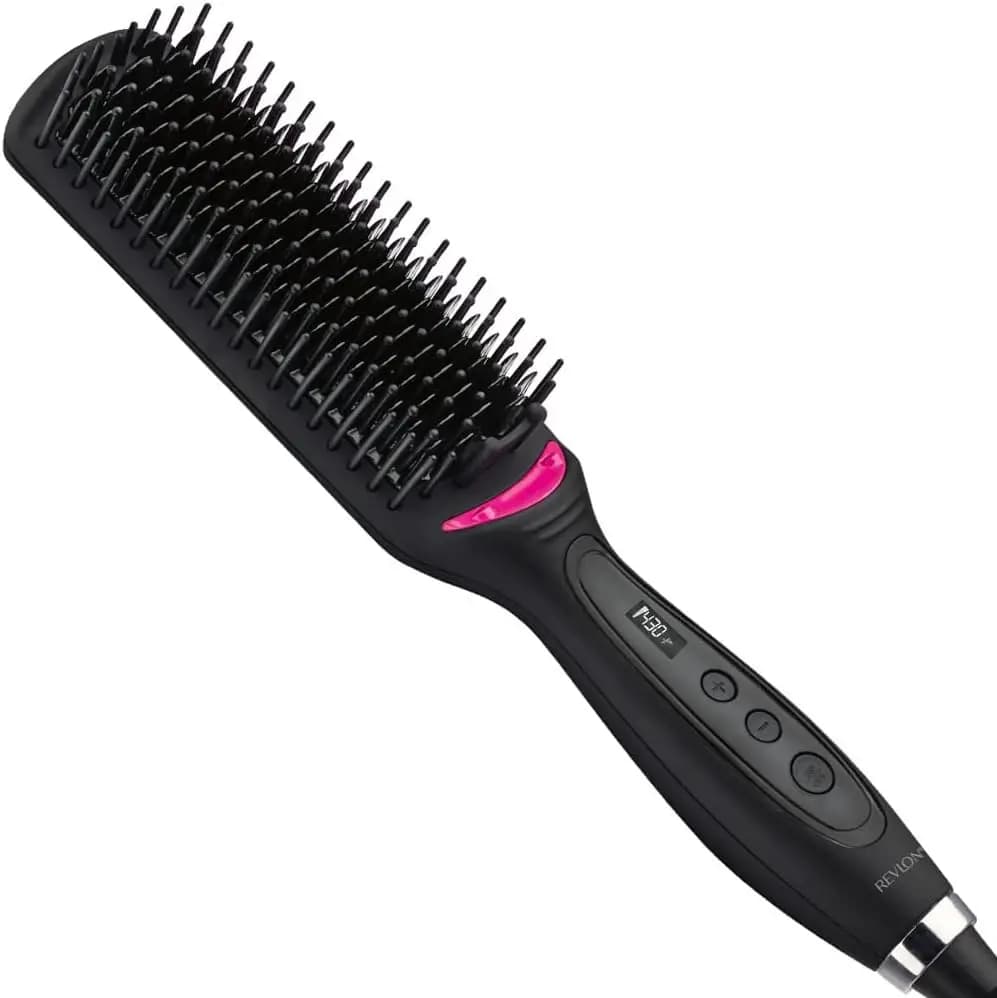 Professional brush to iron hair for impeccable styling, ideal for use the next day (4,5 inches)