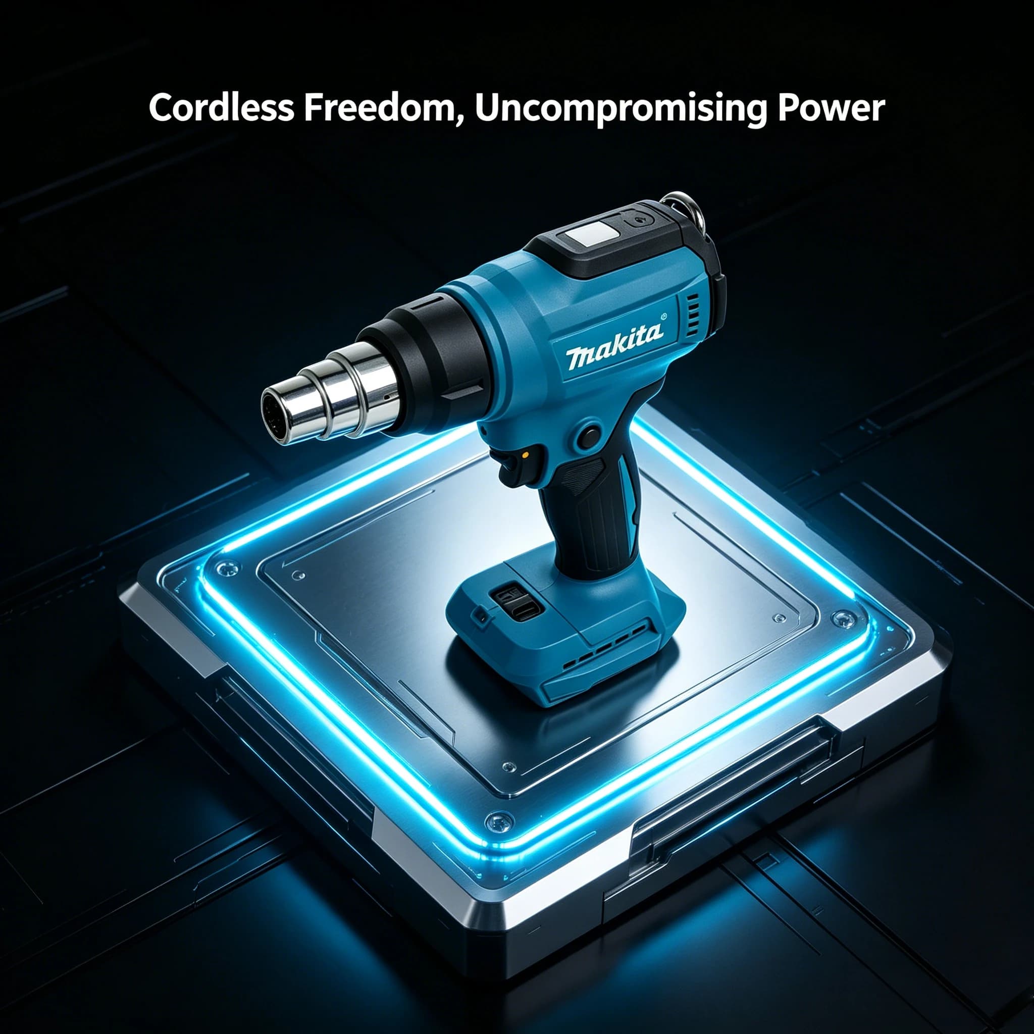 Makita 18V Cordless Heat Gun 550°C - LED Display Hot Air Blower for Soldering (Bare Tool)