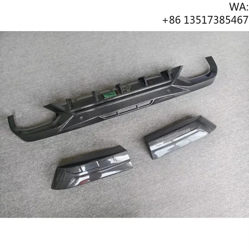 Upgraded New Aul Style Dry Carbon Fiber Rear Diffuser and Rear Bumper Turbulence for BMW X6M