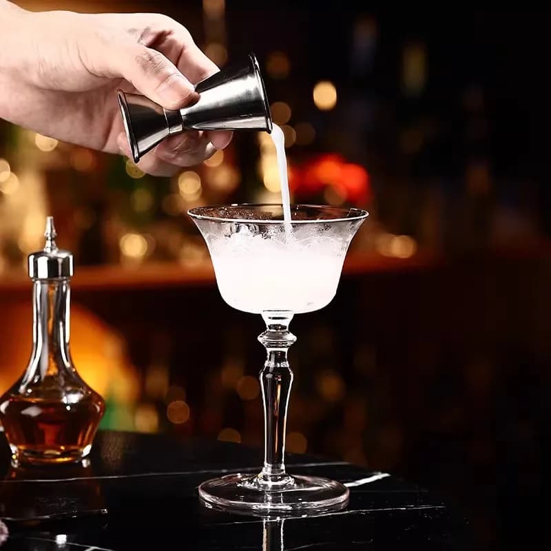 Bicchiere Creativo per Cocktail, Birra, Succo, Whisky, Martini, Vino, per Bar, Feste, Matrimoni, Regalo di Natale