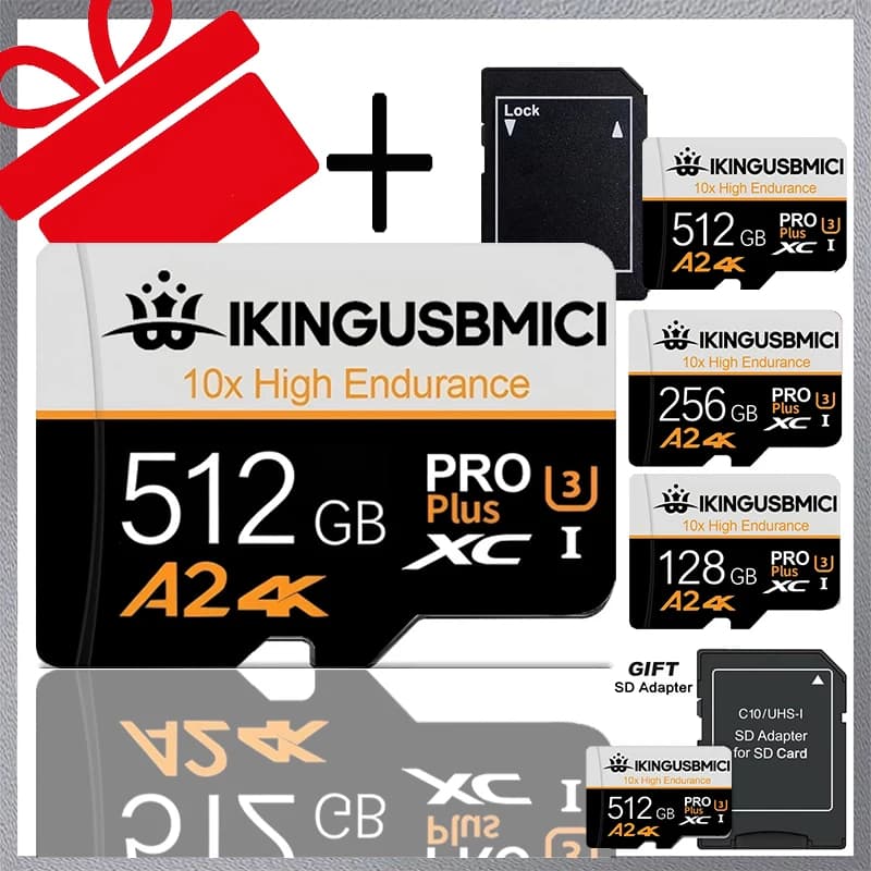 TF Cards SD Cards Memory Card Micro TF SD Card 32GB 64GB 512GB High Speed V60 Full HD Ultra HD for Dash Cam Digital Devices
