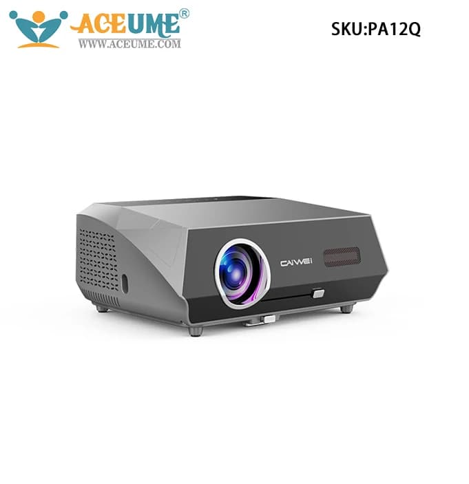 Proiettore portatile ad alta definizione Proiettore intelligente senza polvere chiuso per home theater 4K con telefono cellulare sullo stesso schermo