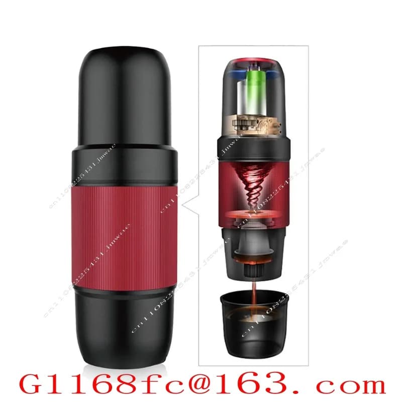 Italian Electric Espresso Cup, Outdoor Powder Capsule Portable Coffee Maker